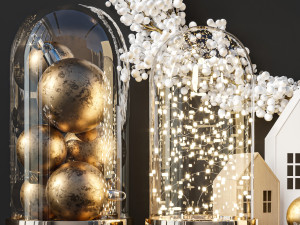 christmas decoration set Modèle 3D
