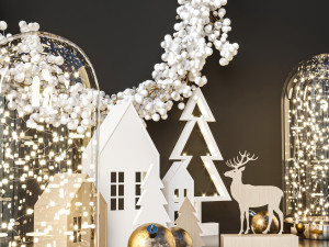 christmas decoration set Modèle 3D