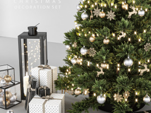 christmas decoration set Modelo 3D