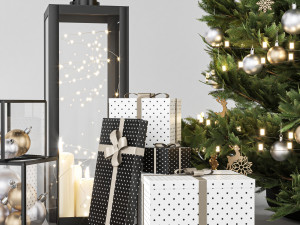 christmas decoration set Modelo 3D