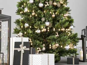 christmas decoration set Modelo 3D