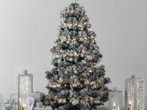 christmas decoration set Modelo 3D