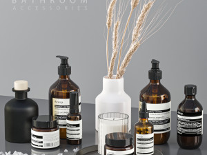 bathroom accessories 3D 모델