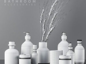 bathroom accessories 3D 모델