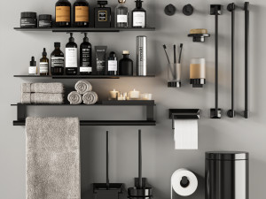 bathroom accessories 3D Model