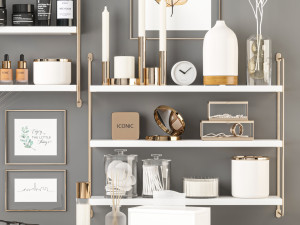 bathroom accessories 3D 모델