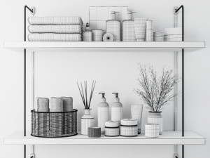 bathroom accessories Modello 3D