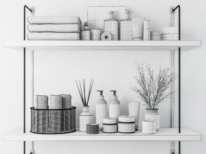 bathroom accessories 3D Model