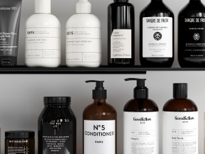 bathroom accessories 3D-Modell