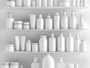 bathroom accessories 3D-Modell