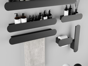 bathroom accessories Model 3D