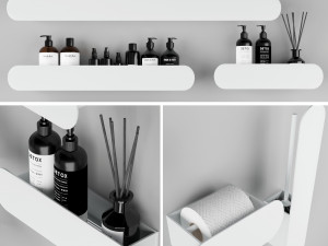 bathroom accessories 3D-Modell