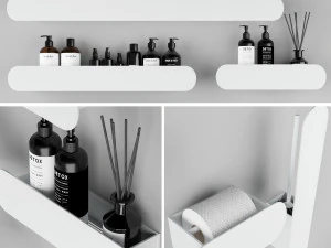 bathroom accessories 3D Model