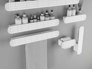 bathroom accessories 3D-Modell