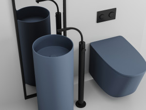 bathroom furniture set Modèle 3D