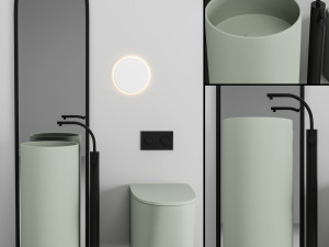 bathroom furniture set Modèle 3D