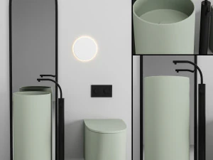 bathroom furniture set 3D Model