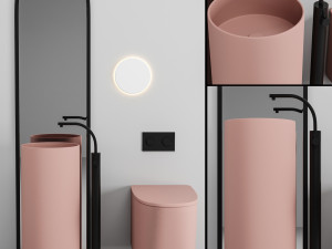 bathroom furniture set Modèle 3D