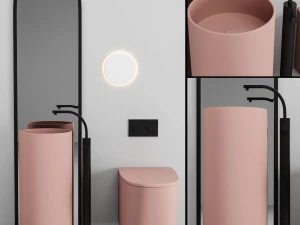 bathroom furniture set 3D Model