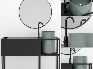 bathroom furniture Modello 3D