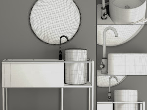 bathroom furniture 3D Модель