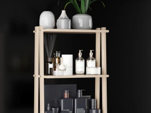 bathroom accessories 3D Model