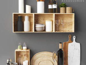 주방 액세서리 3D 모델