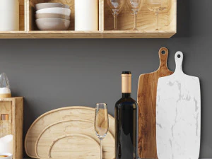 acess&oacute;rios de cozinha Modelo 3D