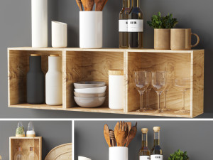 kitchen accessories 3D Модель