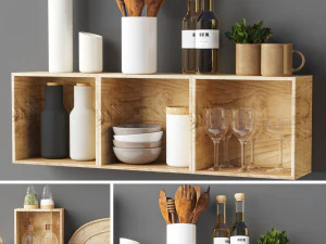 acess&oacute;rios de cozinha Modelo 3D