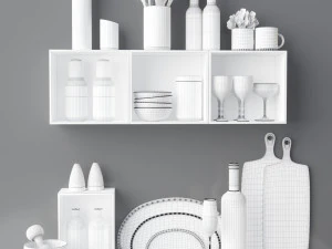 acess&oacute;rios de cozinha Modelo 3D