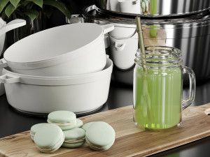 kitchen accessories 3D Model