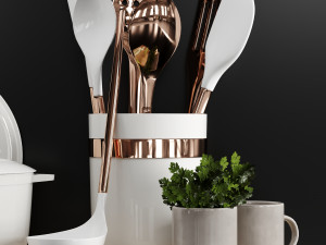 kitchen accessories 3D Model
