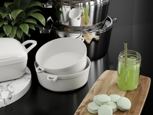kitchen accessories 3D Model