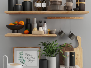 kitchen accessories 3D-Modell