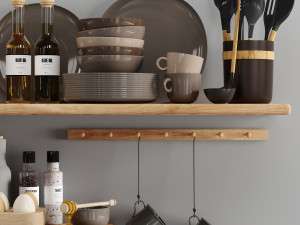 kitchen accessories 3D मॉडल