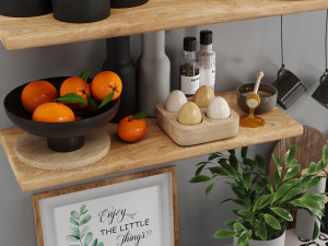 kitchen accessories 3D मॉडल