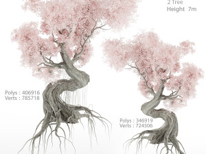stylized tree 3D Model
