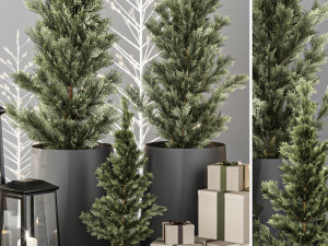 christmas decoration set 3D मॉडल