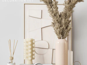 conjunto decorativo Modelo 3D