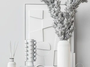 conjunto decorativo Modelo 3D
