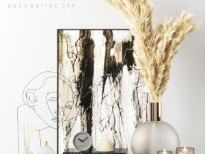 decorative set 3D 모델