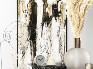 decorative set Model 3D