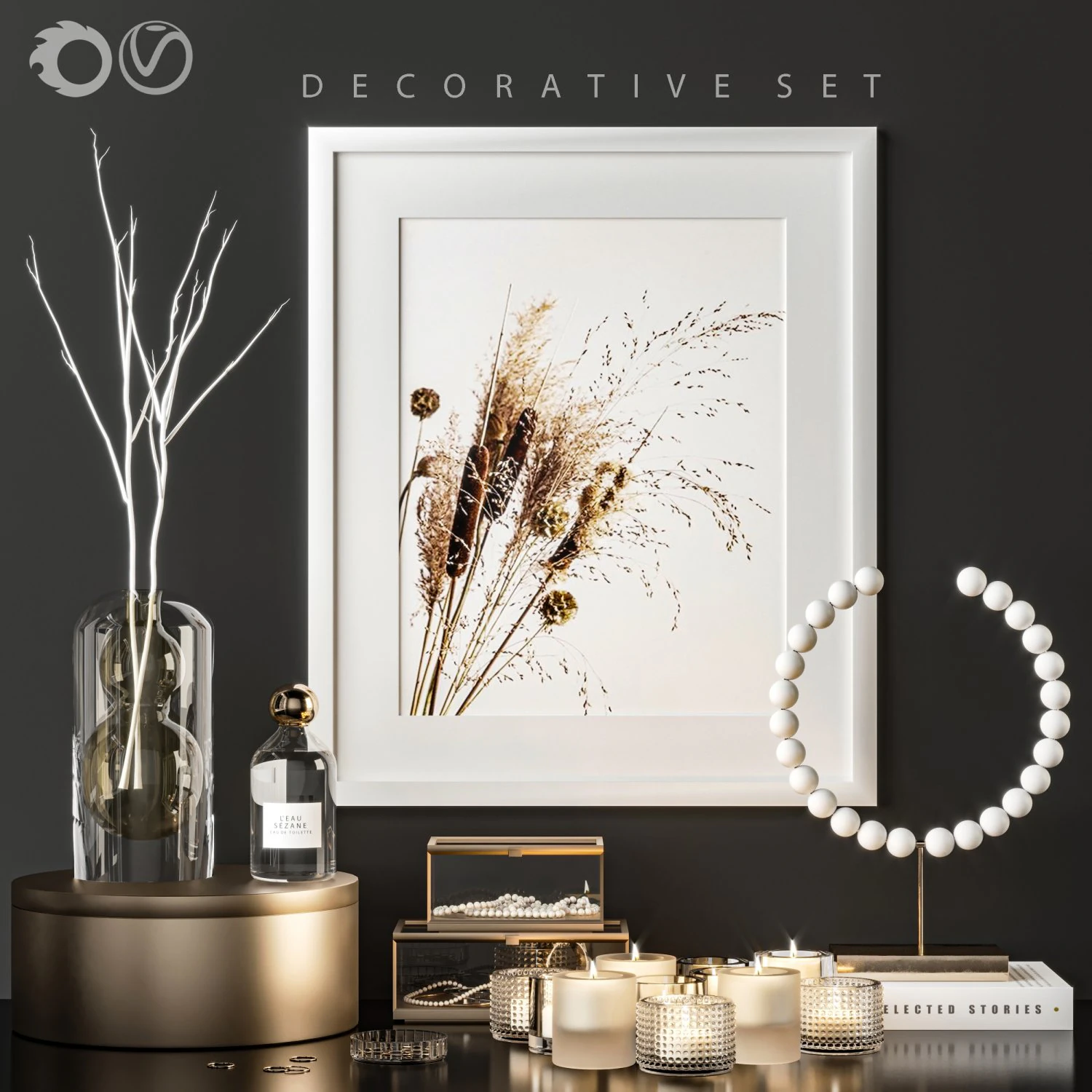 set decorativo Modello 3D .c4d .max .obj .3ds .fbx .stl .blend 
