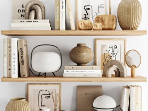 conjunto decorativo Modelo 3D