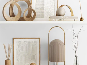 set decorativo Modello 3D