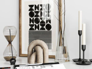 декоративний набір 3D Модель