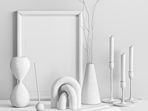 decorative set Model 3D