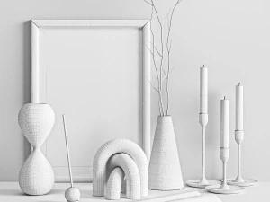 декоративний набір 3D Модель