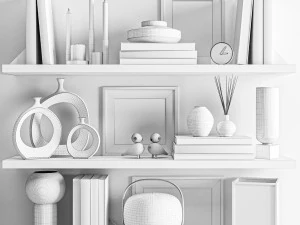 conjunto decorativo Modelo 3D